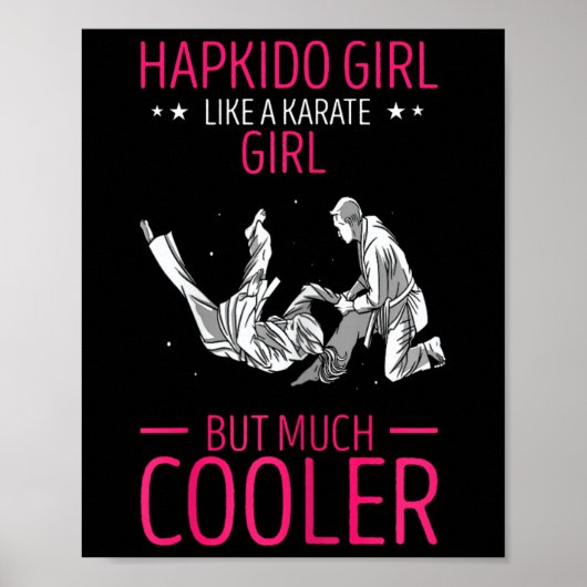 Poster Hapkido Arts Martiaux Coréens Hapkido Jette Comme  (Devant)