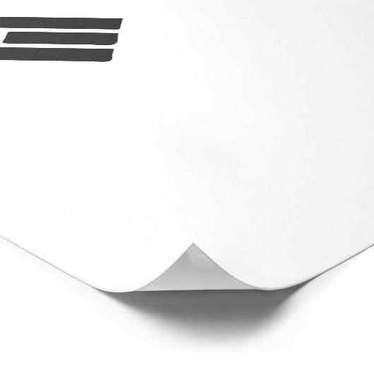 Poster Hapkido Südkorea Flagge Kampfkunst Corée (Coin)