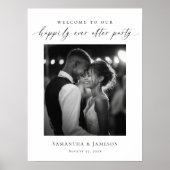 Poster Happily Ever After Photo Welcome wedding (Devant)