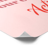 Poster Happiness in Action : citation d'affiche (Coin)