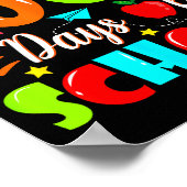 Poster Happy 100th Day Of School Funny Teachers Sudents K (Coin)