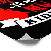 Poster Happy 3rd Birthday To My New Kidney, Transplant An (Coin)