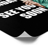 Poster Happy 60th Birthday See You Soon Jesus Design (Coin)