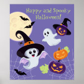 Poster "Happy and éffrayant Halloween !" (Devant)