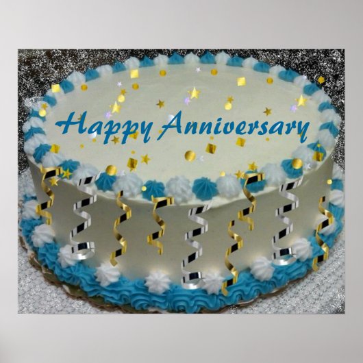 Poster Happy Anniversary (Devant)
