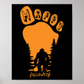 Poster Happy Big Foot Halloween (Devant)