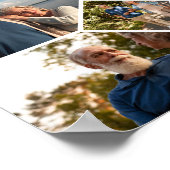 Poster Happy Birthday Cheers To 70 Years Photo Collage (Coin)