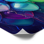 Poster Happy Birthday Rainbow Balloons (Coin)