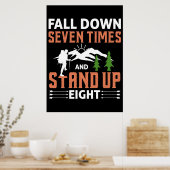 Poster Happy Camper Falls Sept Fois (Cuisine)