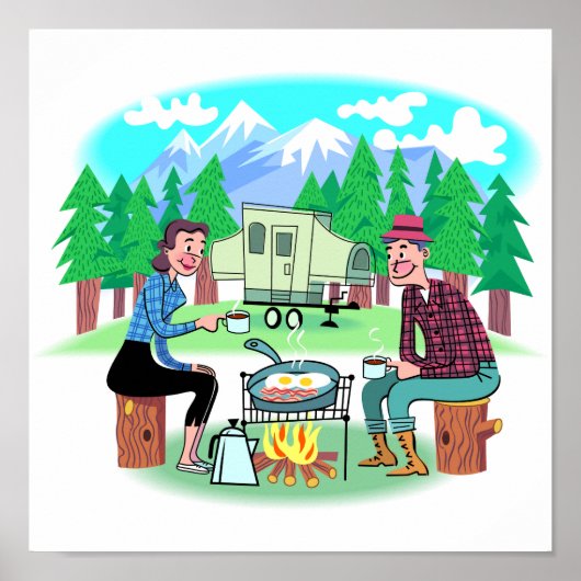 Poster Happy Campers (Devant)