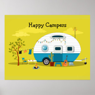 Poster Happy Campers trailer