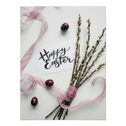 POSTER HAPPY EASTER (Devant)