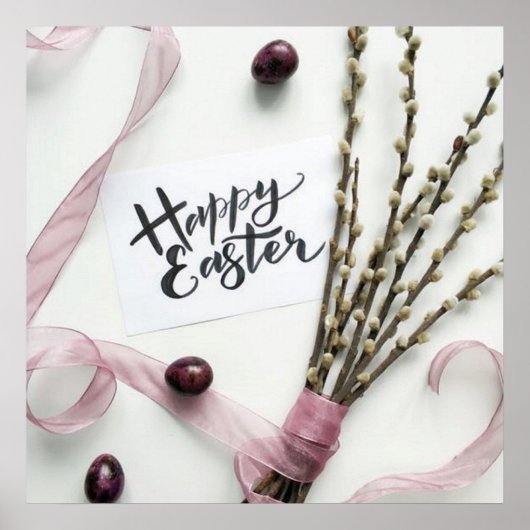 POSTER HAPPY EASTER (Devant)