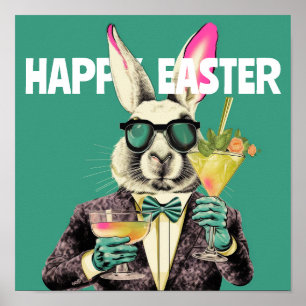 Poster Happy Easter Bunny