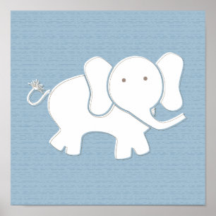 Poster Happy Elephant Art Print