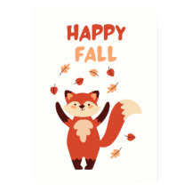 Happy Fall Jote Fox