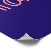 Poster Happy Fête des pères Fierté à la main Arc-en-ciel (Coin)