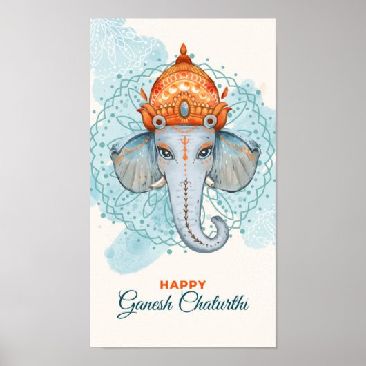 Poster Happy Ganesh Chaturthi (Devant)