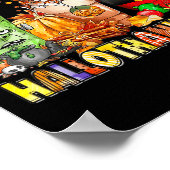 Poster Happy Hallothanksmas Coffee Halloween Thanksgiving (Coin)