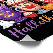 Poster Happy Hallothanksmas Coffee Lover Halloween Merry (Coin)