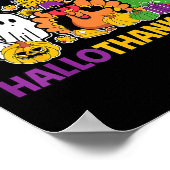 Poster Happy Hallothanksmas Halloween Thanksgiving Christ (Coin)