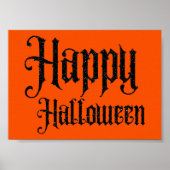 Poster Happy Halloween (Devant)