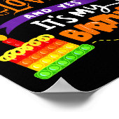 Poster Happy Halloween And Yes It's My Birthday Halloween (Coin)