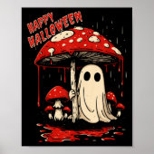 Poster Happy Halloween Ghost (Devant)