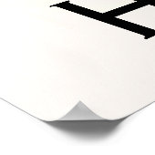 Poster Happy Halloween mignonne thème Halloween (Coin)