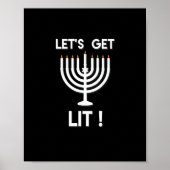 Poster Happy Hanukkah Tis The Season Get (Devant)