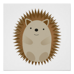 Poster Happy Hedgehog
