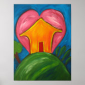 Poster Happy Home Print (Devant)