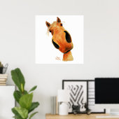 Poster Happy Horse ' NuGGeT ' par Shirley MacArthur (Bureau à domicile)