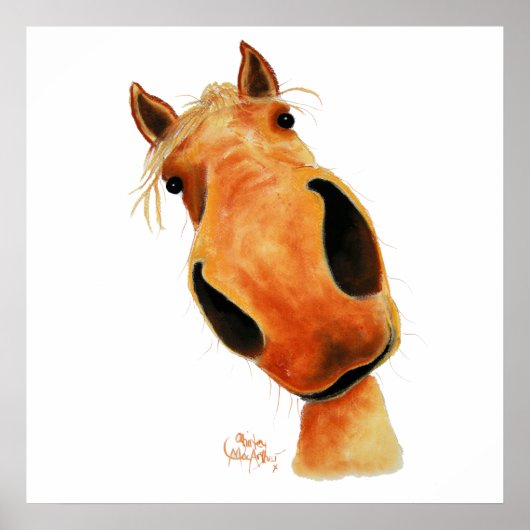Poster Happy Horse ' NuGGeT ' par Shirley MacArthur (Devant)
