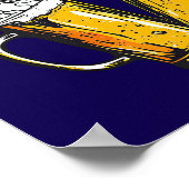 Poster Happy Hour Chaque Heure Pub (Coin)