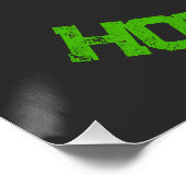 Poster Happy Howl-o-ween Wolf équitation sur skateboard (Coin)