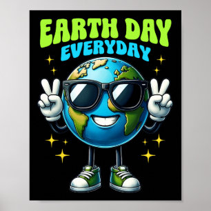 Poster Happy Jour des terres 2025 Sauvez la planète Jour