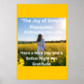 Poster Happy Life Secret : Trouver la joie dans les petit (Devant)