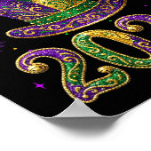 Poster Happy Mardi Gras 2026 Jester Hat New Orleans Men W (Coin)