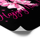 Poster Happy New Year 2026 Coquette Bow New Years Eve Par (Coin)