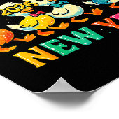 Poster Happy New Year 2026 Cute Duck Party Gift  (Coin)
