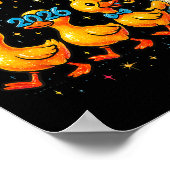 Poster Happy New Year 2026 Cute Duck Party Gift (Coin)