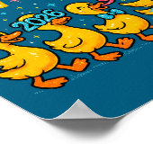 Poster Happy New Year 2026 Cute Duck Party Gift Long Slee (Coin)