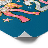 Poster Happy New Year 2026 Disco Ball Coquette Bow New Ye (Coin)