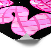 Poster Happy New Year 2026 Disco Ball Nk Coquette Bow Fam (Coin)