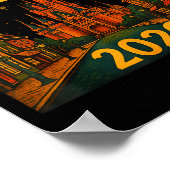 Poster Happy New Year 2026 Fantasy Castle Fireworks Night (Coin)