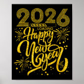 Poster Happy New Year 2026 Funny New Years Eve Party Men  (Devant)