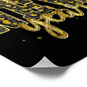 Poster Happy New Year 2026 Gold Leopard Countdown Party F (Coin)