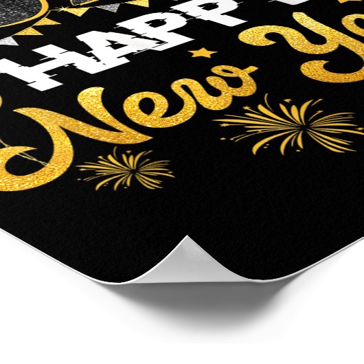 Poster Happy New Year 2026 New Year's Eve Party Countdown (Coin)