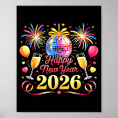 Poster Happy New Year 2026 New Years Eve Party Countdown (Devant)